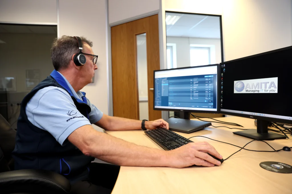 an it expert working